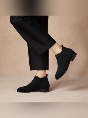 Square-Toe Water-Repellent Ankle Boots (Ryan Pro) 40 US 10